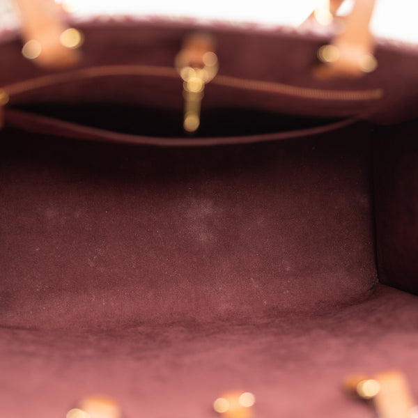 Louis Vuitton OnTheGo 1854 Burgundy Cream Tote