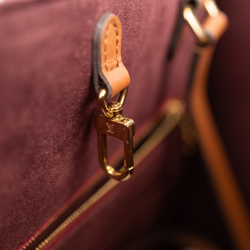 Louis Vuitton OnTheGo 1854 Burgundy Cream Tote