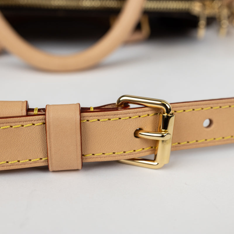 Louis Vuitton Brown Monogram Speedy Bandouliere 25CM Bag