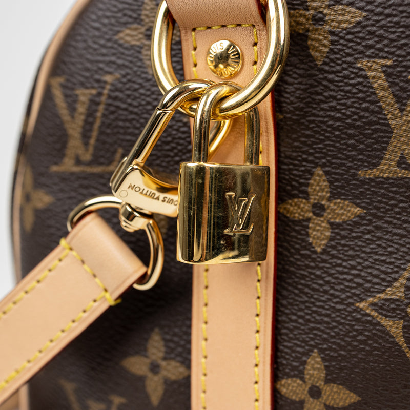 Louis Vuitton Brown Monogram Speedy Bandouliere 25CM Bag