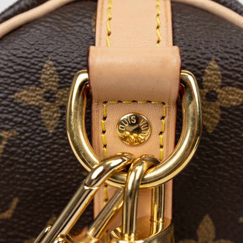 Louis Vuitton Brown Monogram Speedy Bandouliere 25CM Bag