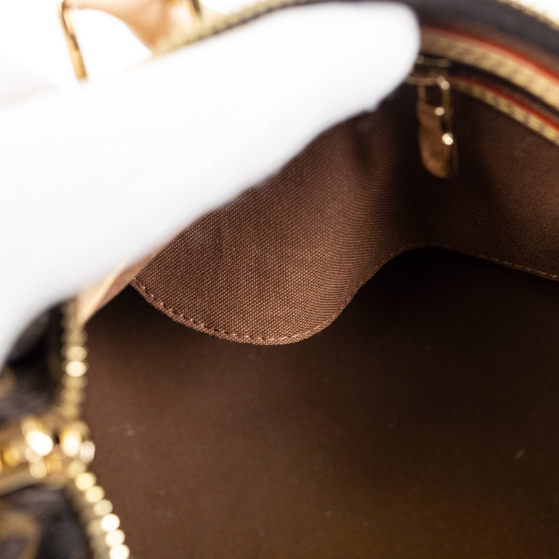 Louis Vuitton Brown Monogram Speedy Bandouliere 25CM Bag
