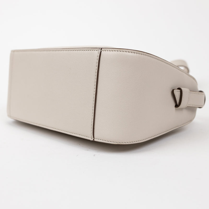 MCM Cream Embossed Leather Aren Hobo Crossbody