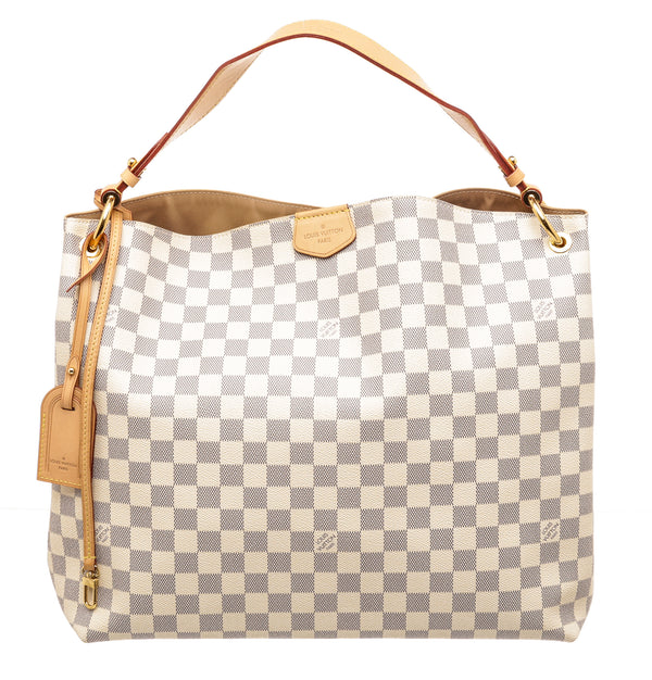 LOUIS VUITTON RIVINGTON MM BROWN DAMIER EBENE CANVAS GHW