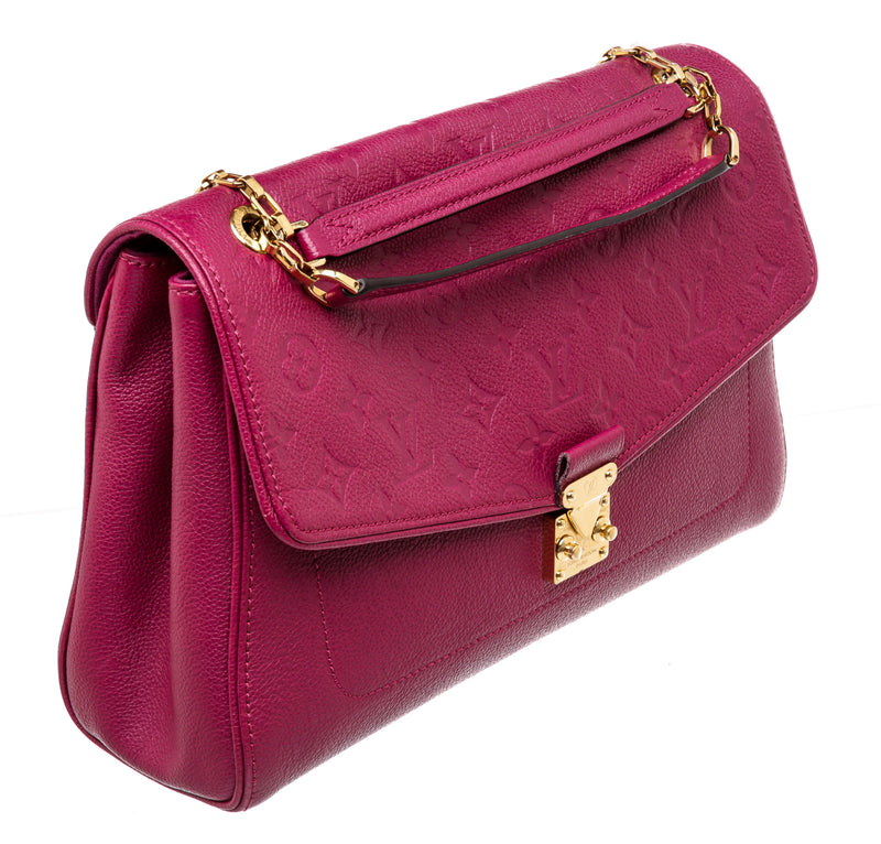 Louis Vuitton Pink Monogram Empreinte Leather Saint Germain MM Crossbody Bag