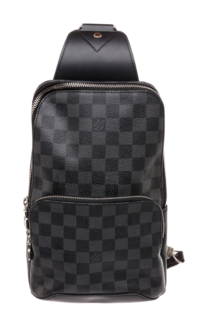 Louis Vuitton Graphite Damier Canvas Avenue Sling Backpack