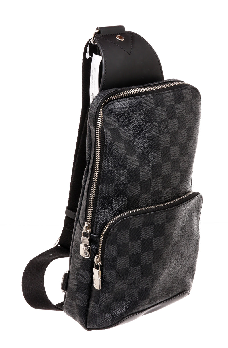 Louis Vuitton Graphite Damier Canvas Avenue Sling Backpack