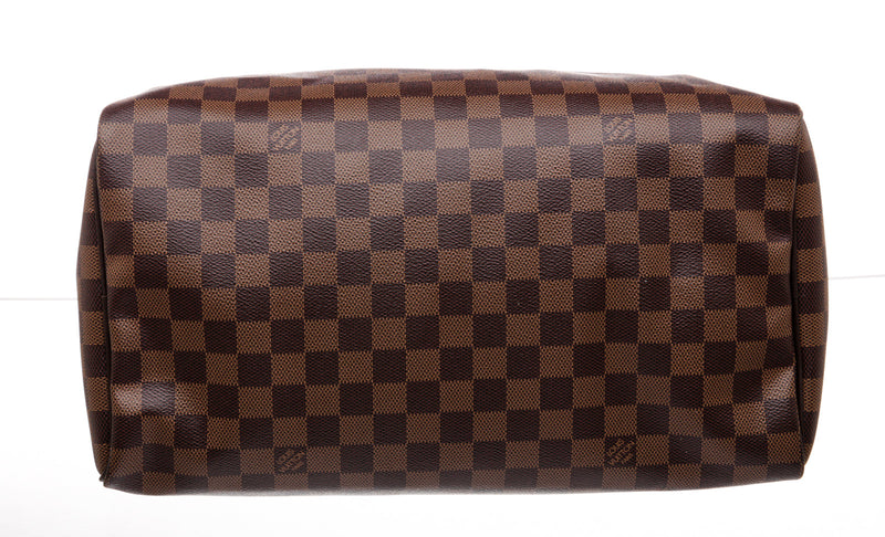 Louis Vuitton Brown Damier Ebene Canvas 35cm Speedy Bandouliere Tote