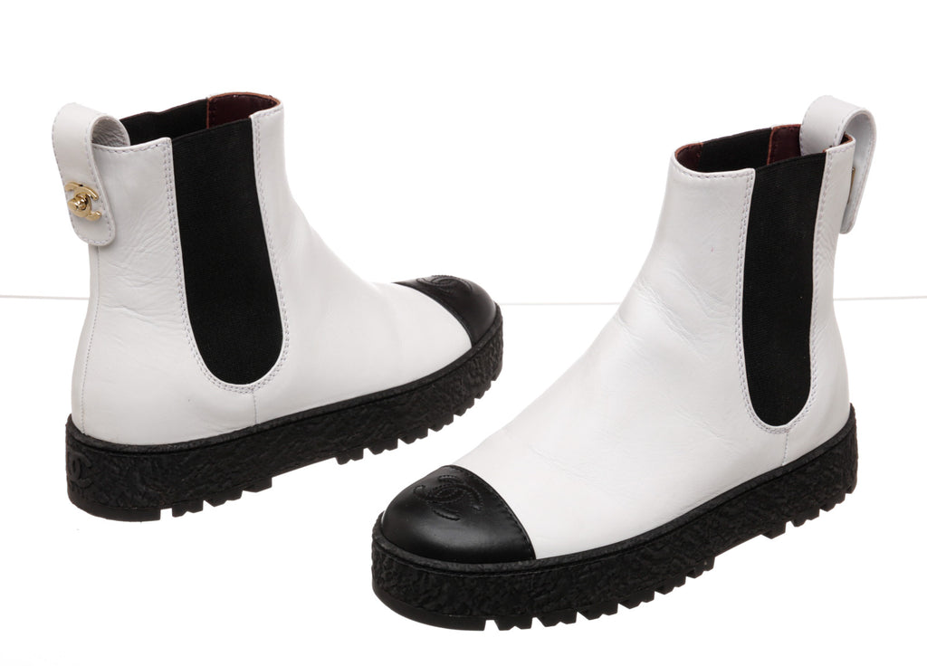 Chanel hot sale chelsea boots