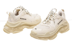 Balenciaga White Leather Sneakers Size 39