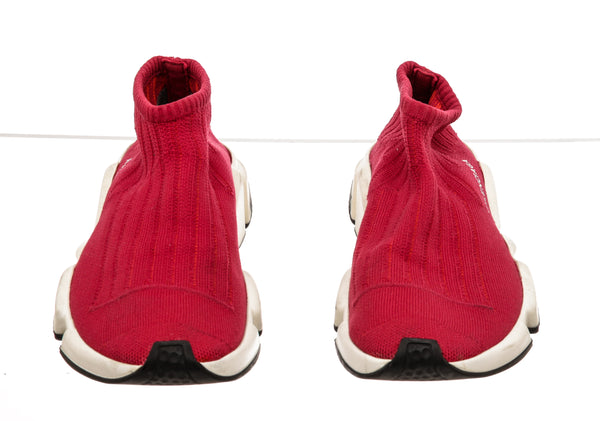 Balenciaga Red Cloth Sock Sneakers Size 37