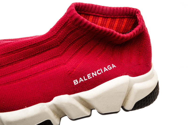Balenciaga Red Cloth Sock Sneakers Size 37
