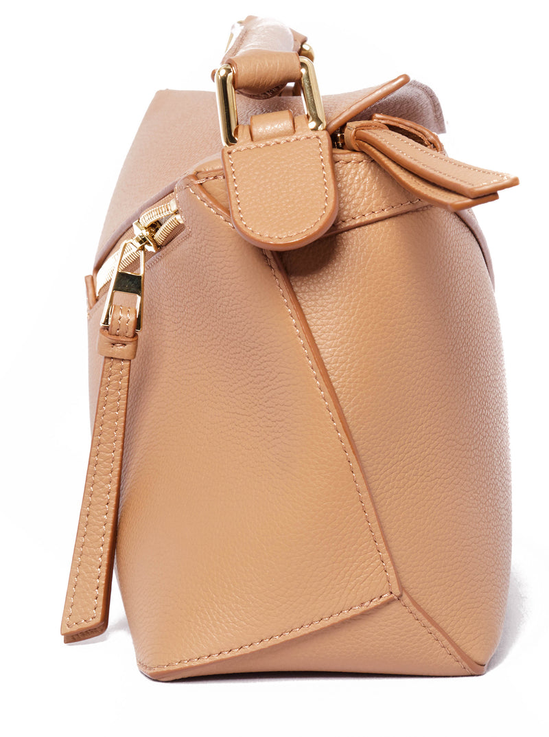 Loewe Shoulder Bags Deals Cheap Sale - Tan Large Puzzle bag in