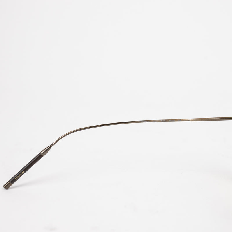 Oliver Peoples Tortoise and Gunmetal Square Frame Sunglasses