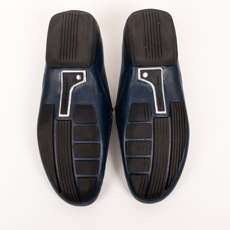 Porche Designs Navy Blue Leather Slip On Loafer 9.5