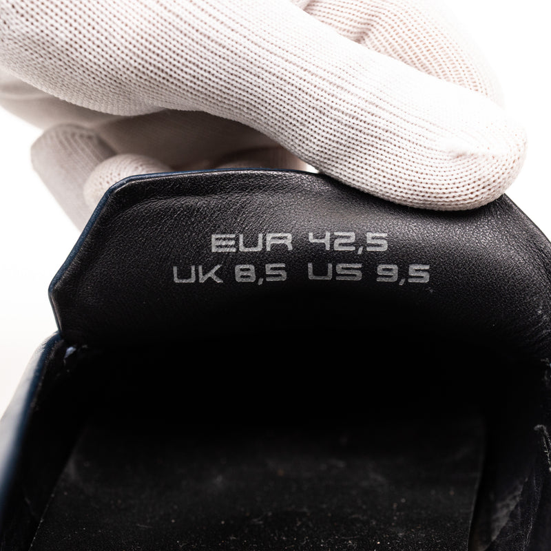 Porche Designs Navy Blue Leather Slip On Loafer 9.5