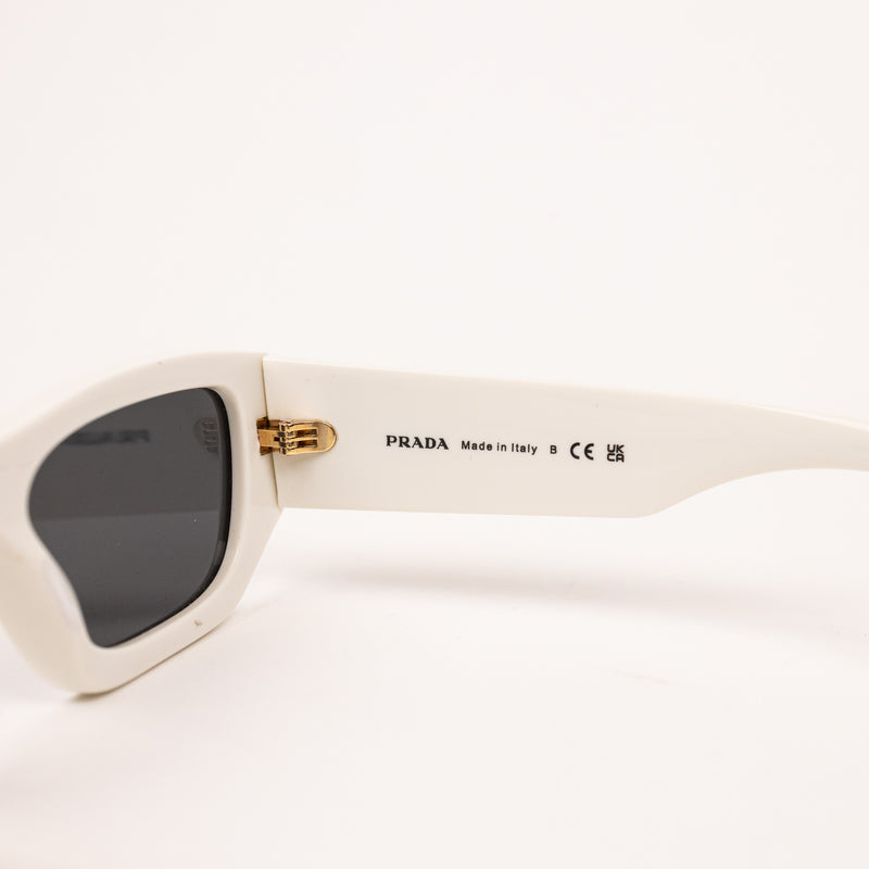 Prada White Square Sunglasses