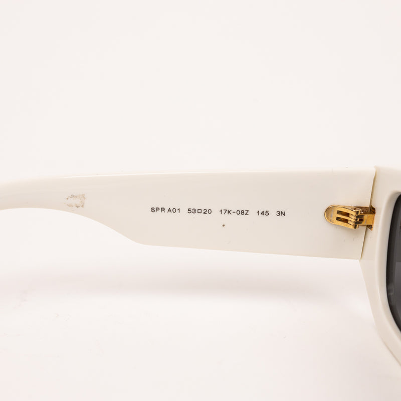 Prada White Square Sunglasses
