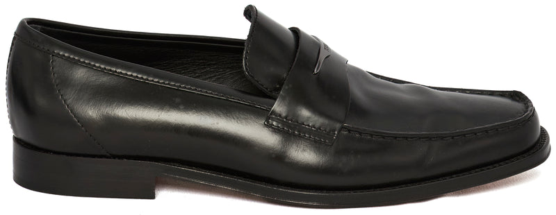 Men's Tod's Black Leather City Chic Loafers Size 7