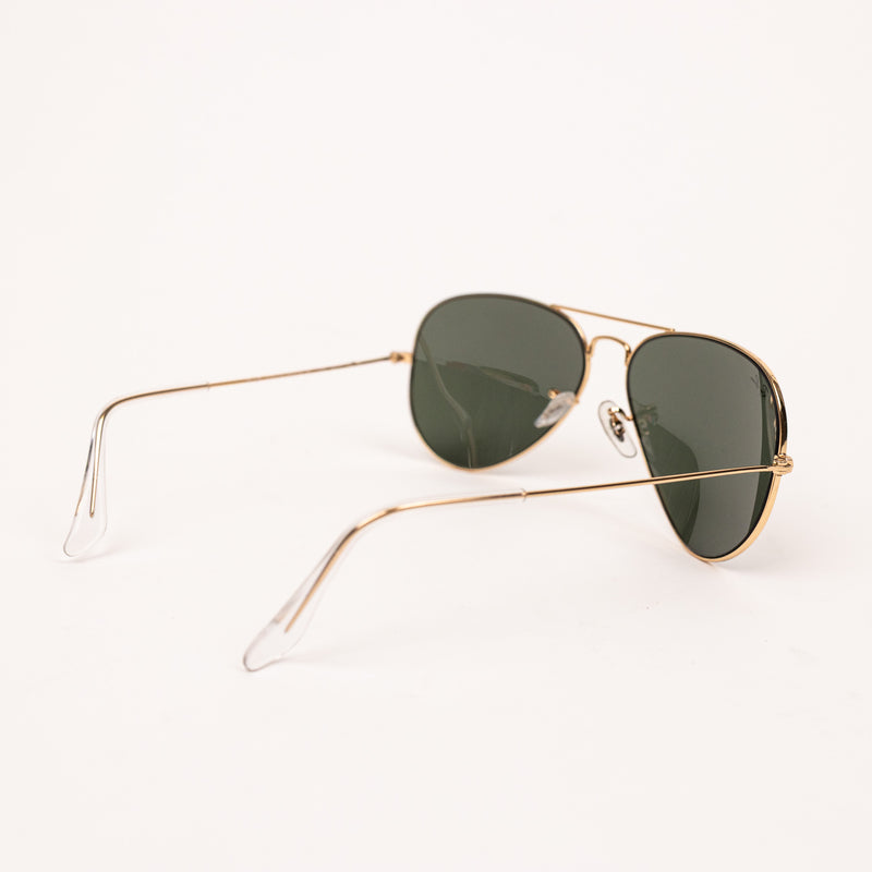 Ray-Ban Black Gold Aviator Sunglasses