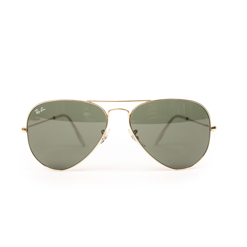 Ray-Ban Black Gold Aviator Sunglasses