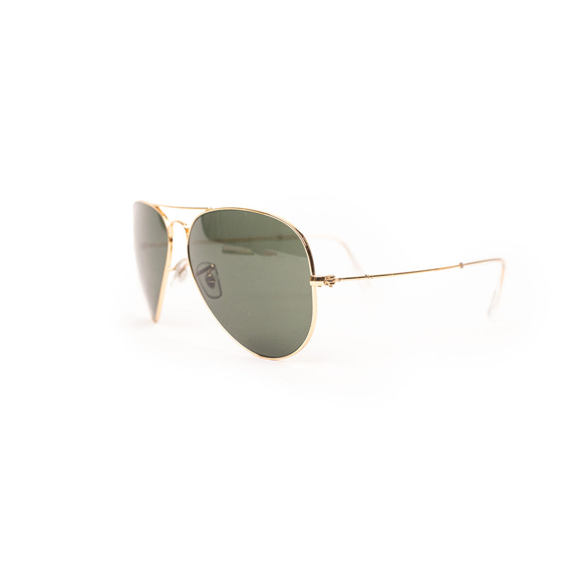 Ray-Ban Black Gold Aviator Sunglasses