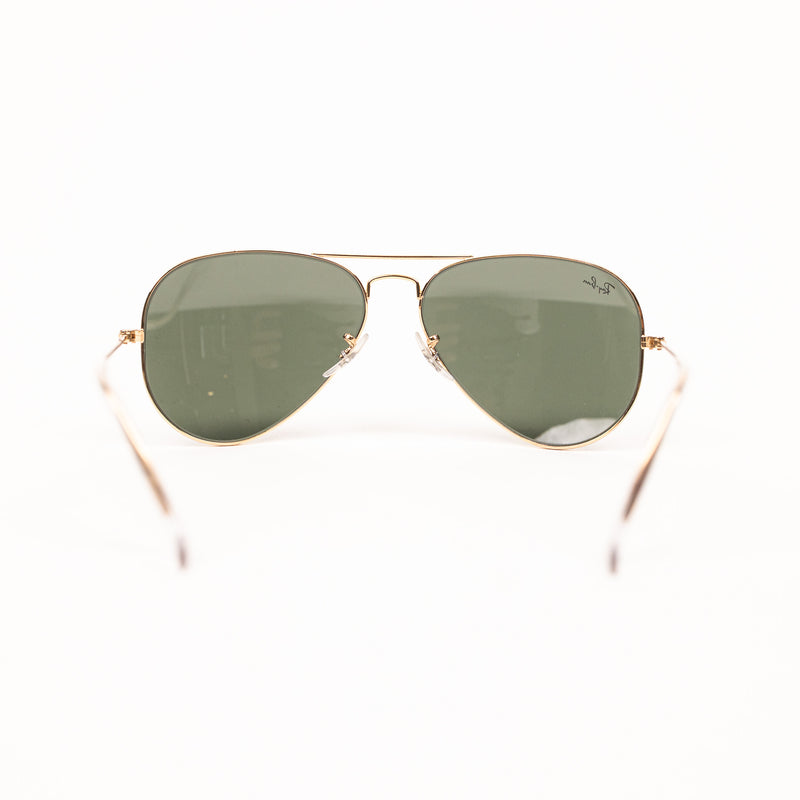 Ray-Ban Black Gold Aviator Sunglasses
