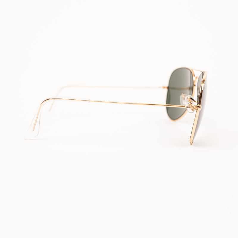 Ray-Ban Black Gold Aviator Sunglasses
