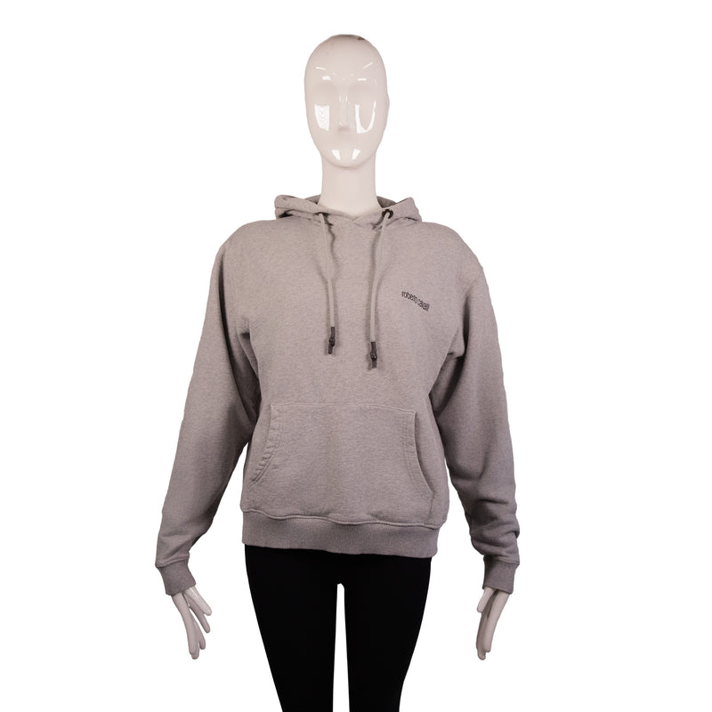 Roberto Cavalli Gray Logo Hoodie Size M
