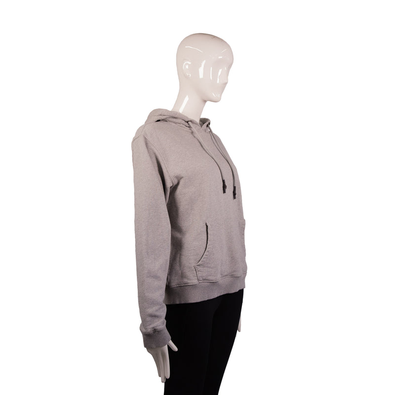 Roberto Cavalli Gray Logo Hoodie Size M