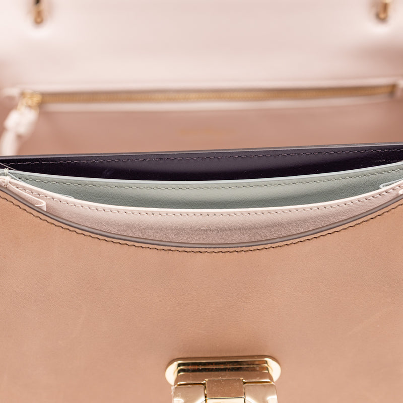 Ferragamo Rainbow Sophia Bag Large Brown