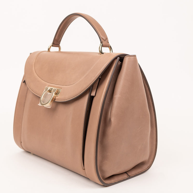 Ferragamo Rainbow Sophia Bag Large Brown