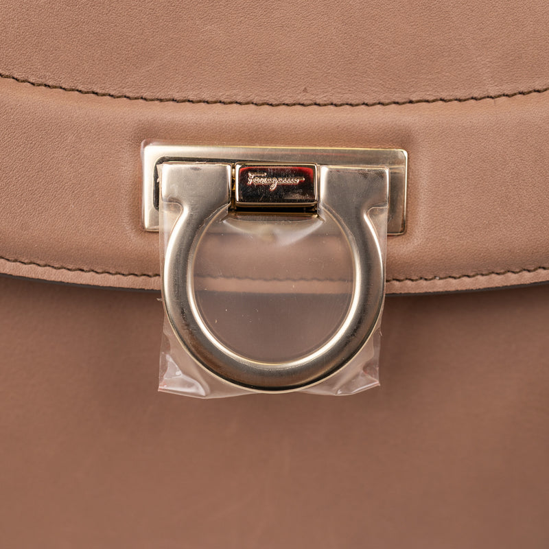 Ferragamo Rainbow Sophia Bag Large Brown