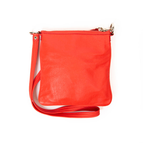 Marc By Marc Jacobs Orange Leather Totally Turnlock Crossbody