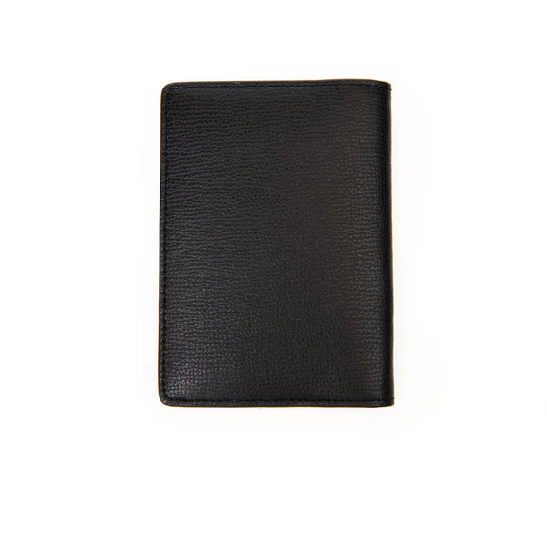 Henri Bendel Black Leather Passport Cover