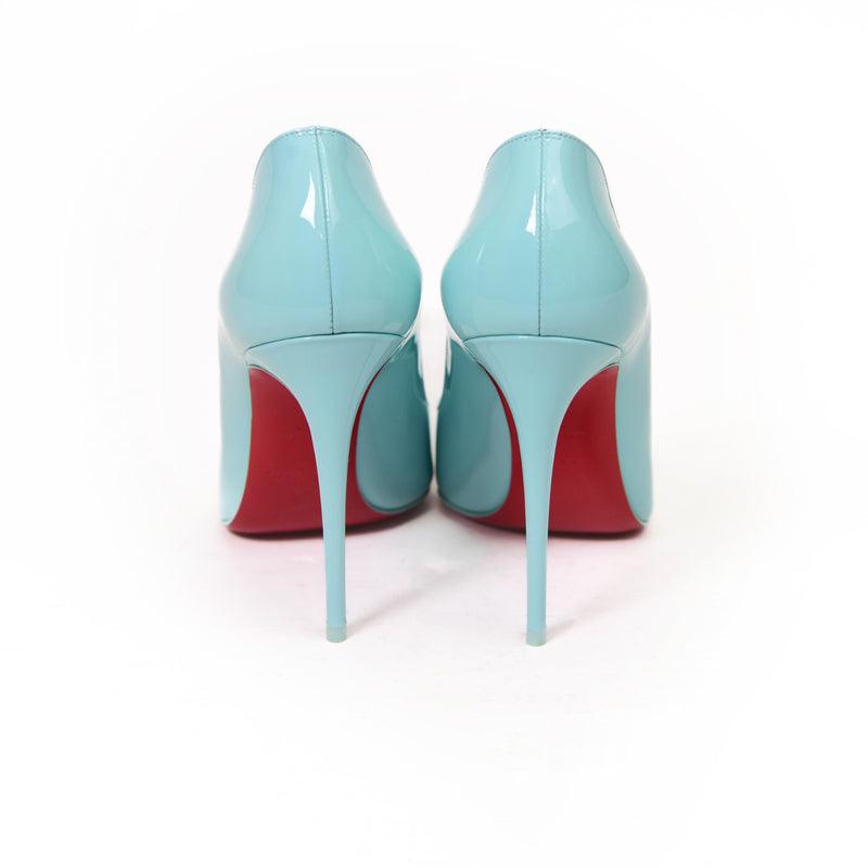 Christian Louboutin Tiffany Blue Patent Hot Chick Heels Size 37