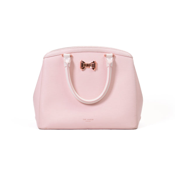 Ted Baker  Pale Pink Leather Paiton Bow Leather Tote