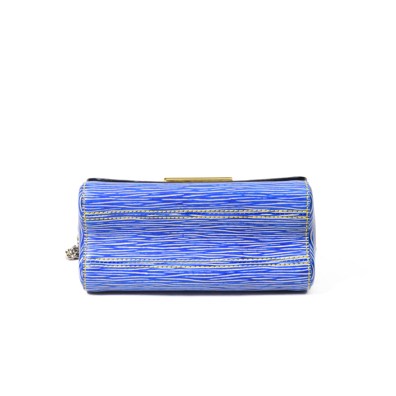 Louis Vuitton Blue Denim Epi Twist Mini Shoulder Bag
