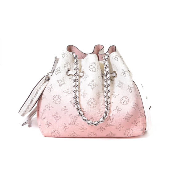 Louis Vuitton Bella Rose Mahina Leather Degrade Bucket Bag