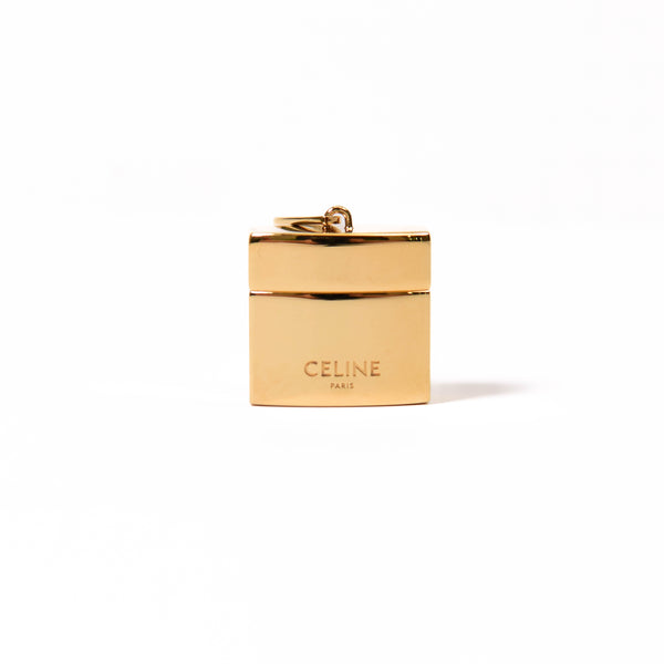 Celine Gold Box Necklace Pendant