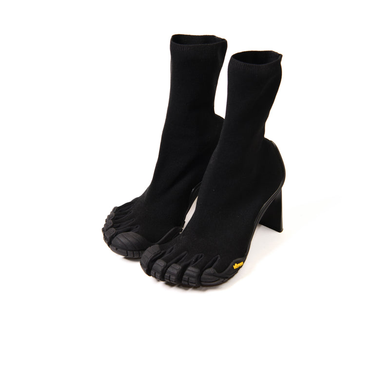 Balenciaga Black Knit Sock Booties Size 8