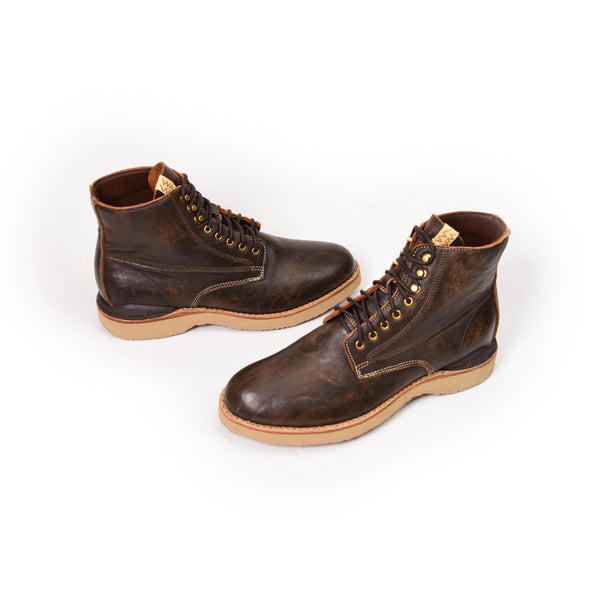 Visvim Brown Leather Men's Boots Size 12