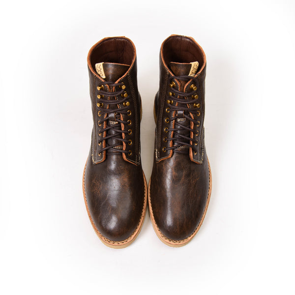 Visvim Brown Leather Men's Boots Size 12