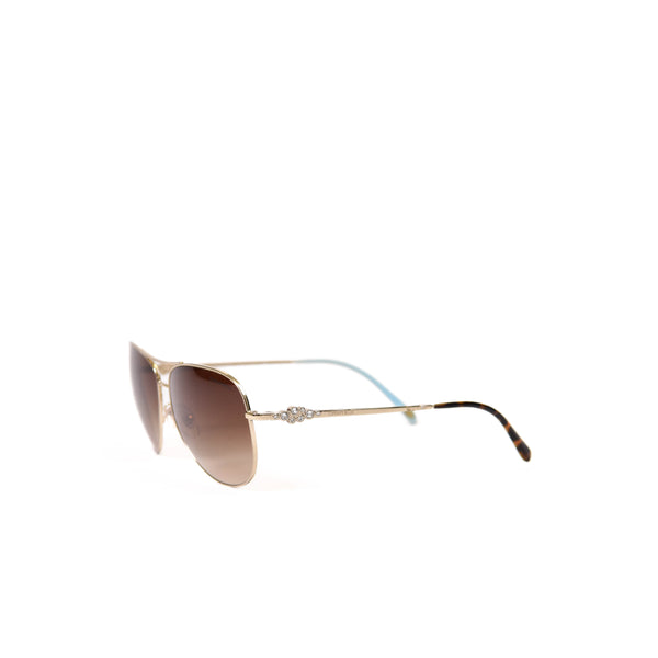 Tiffany & CO. Aviator Brown Gradient Sunglasses