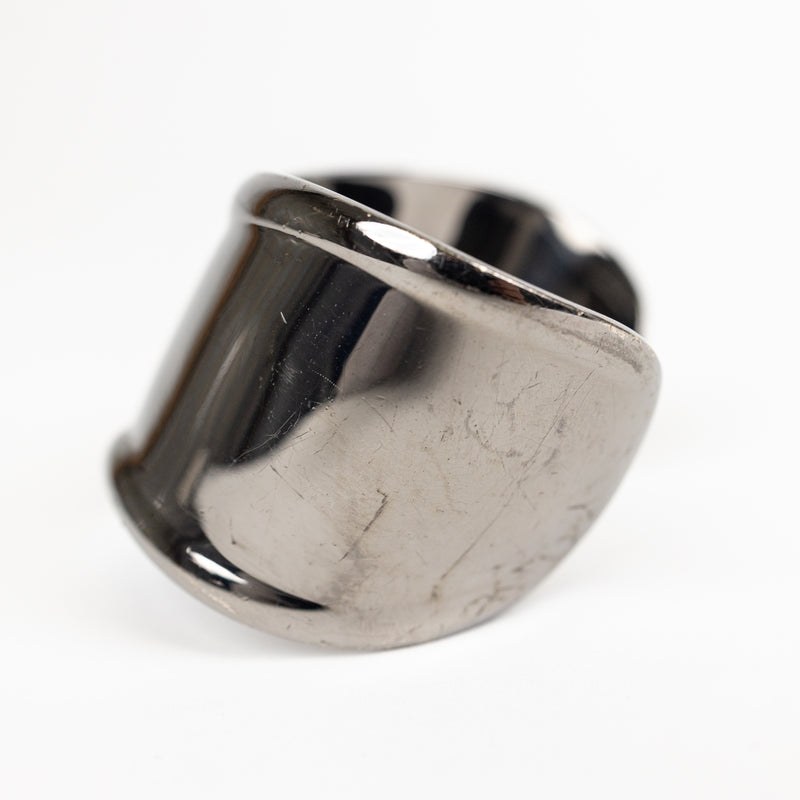 Tiffany & Co. Elsa Peretti Iridescent Dark Silver Bone Cuff Bracelet