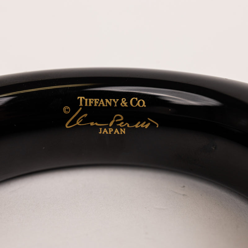 Tiffany by Elsa Peretti Black Lacquer Bangle Bracelet