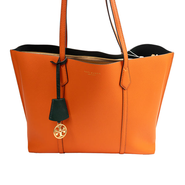 Tory Burch Orange Leather Tote