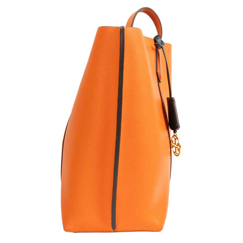 Tory Burch Orange Leather Tote