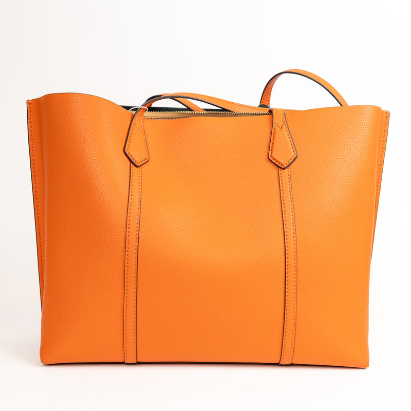 Tory Burch Orange Leather Tote