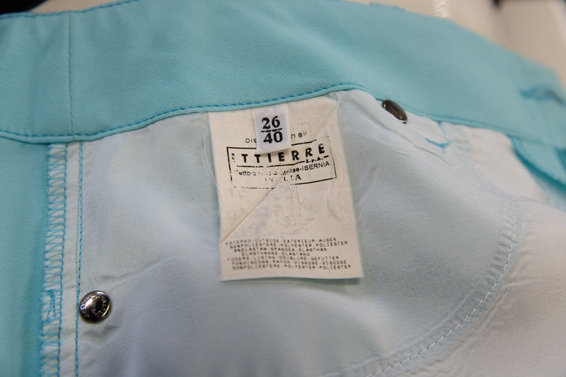 Versace Jeans Couture Blue Slit Skirt Size 26